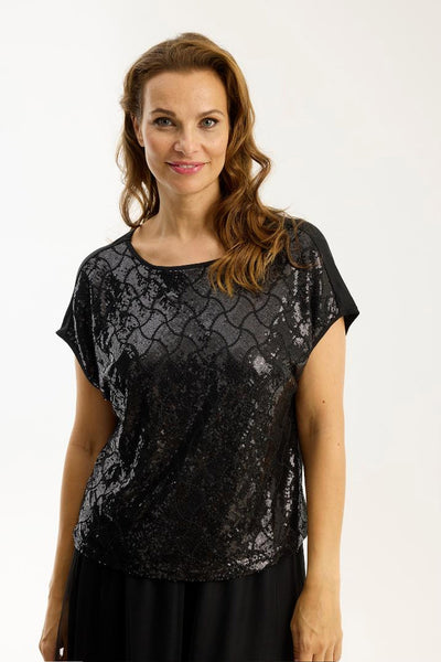 Romeo blouse SORT - 16900 Thumbnail