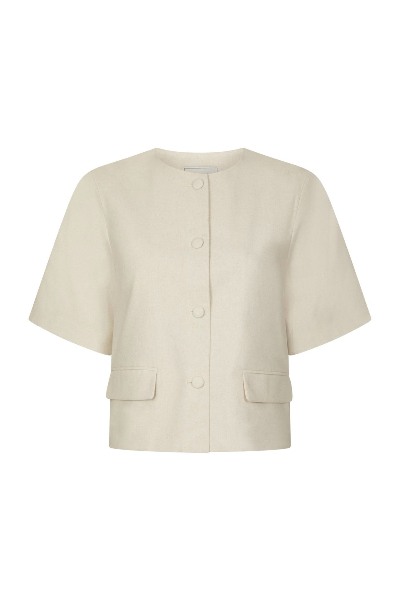 Rory Linen Blouse Creme - 169243