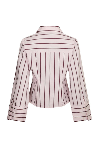 Rosa Wide Stripe Shirt LIGHT PINK - 169704 Thumbnail