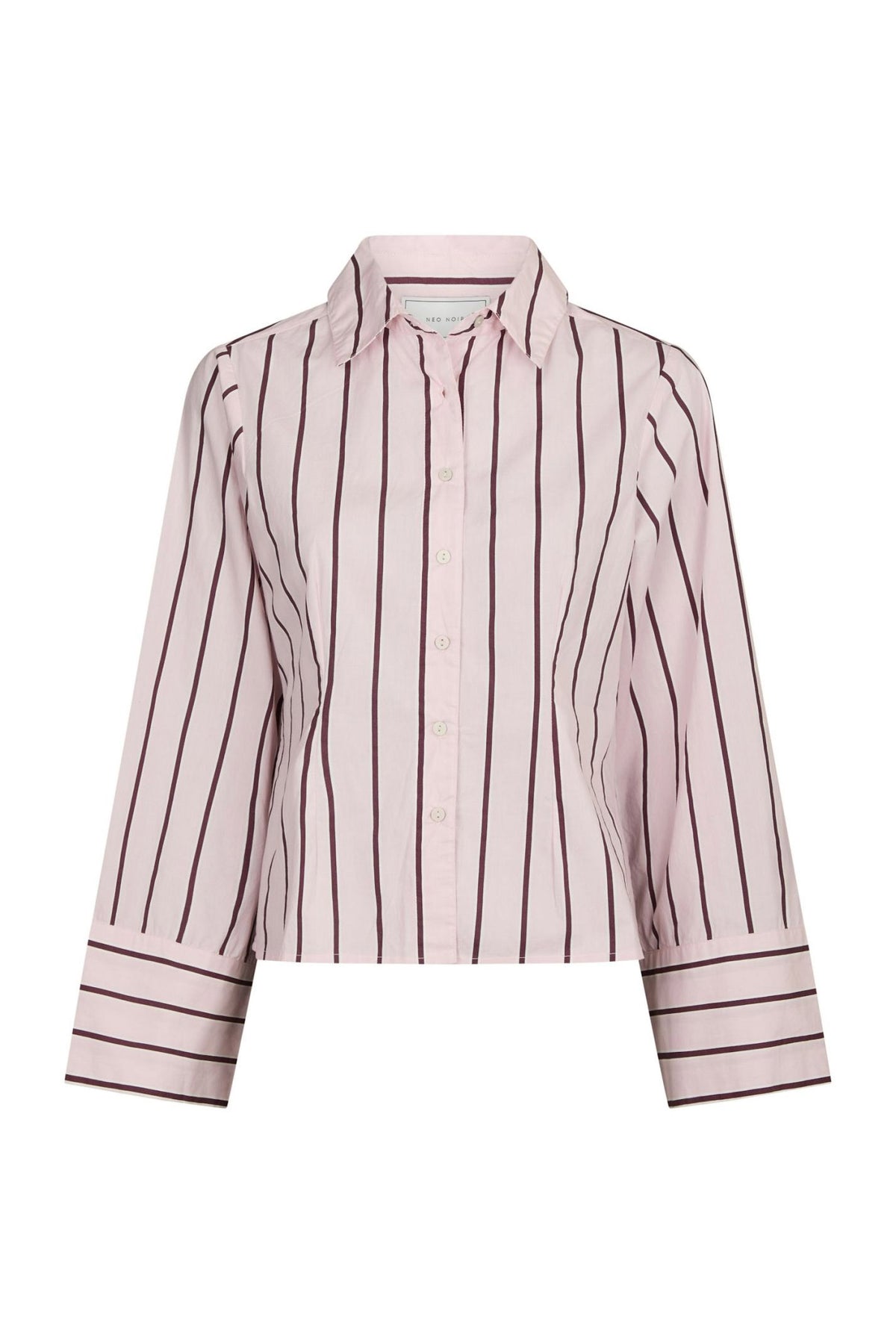 Rosa Wide Stripe Shirt LIGHT PINK - 169704