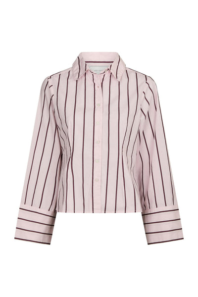 Rosa Wide Stripe Shirt LIGHT PINK - 169704 Thumbnail