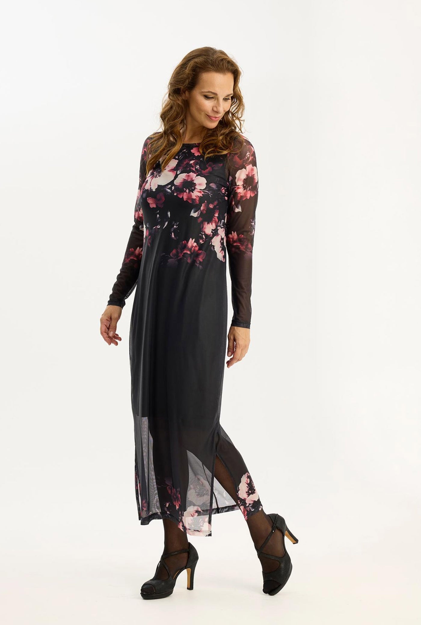 Rose dress Burgundy - 16888