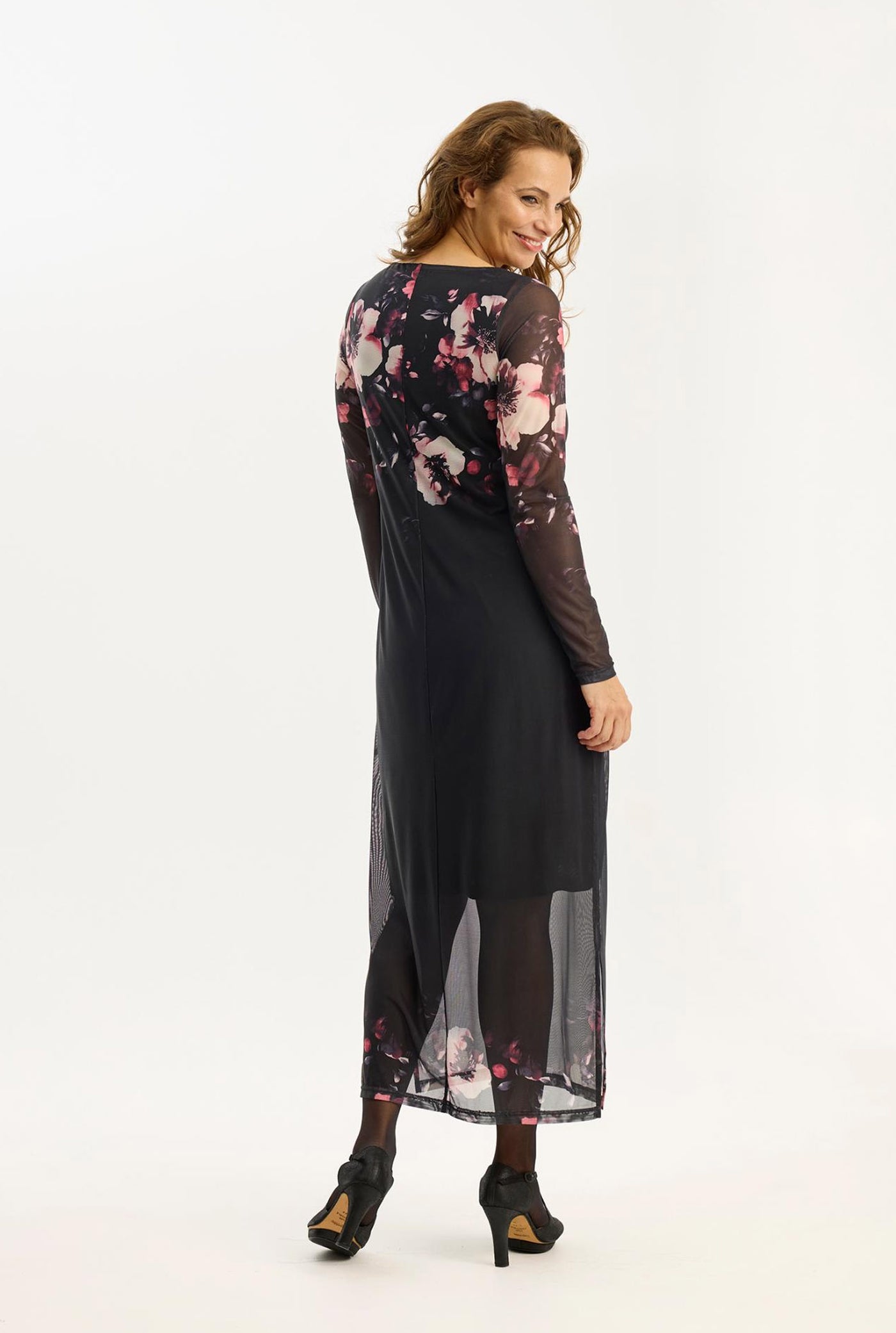 Rose dress Burgundy - 16888