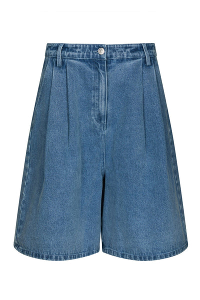Rosel Denim Shorts Blue - 168984 Thumbnail