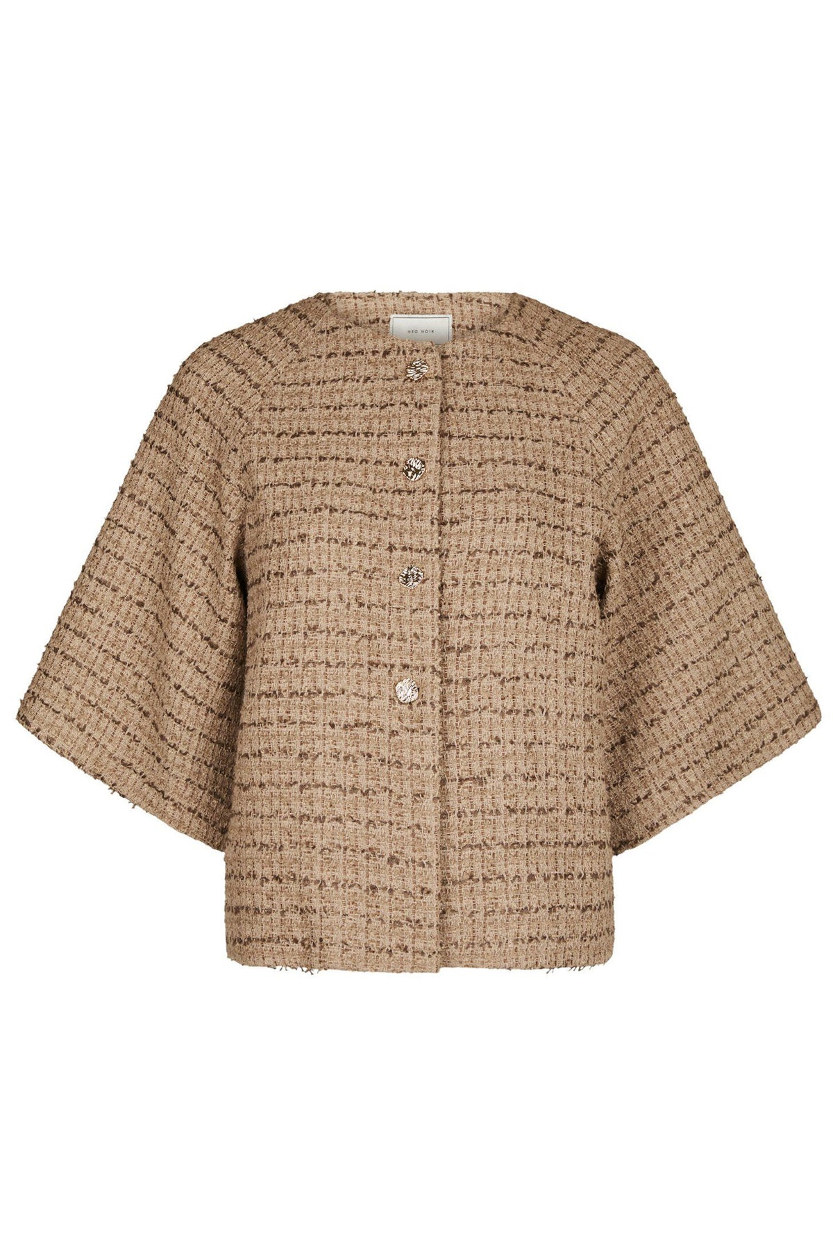 Rosella Boucle Mini Jacket TAUPE - 166488