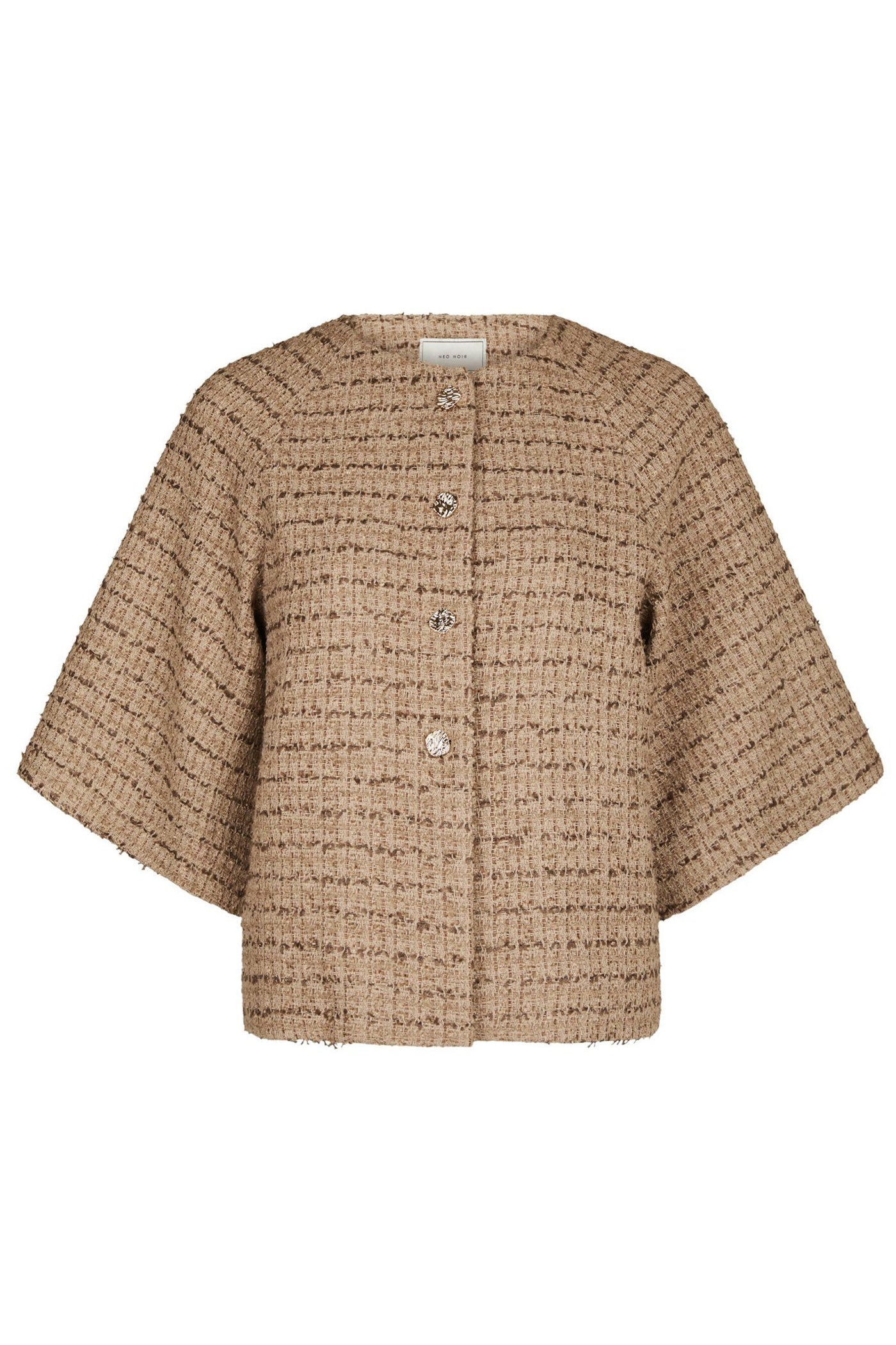 Rosella Boucle Mini Jacket TAUPE - 166488