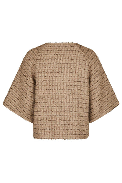 Rosella Boucle Mini Jacket TAUPE - 166488 Thumbnail