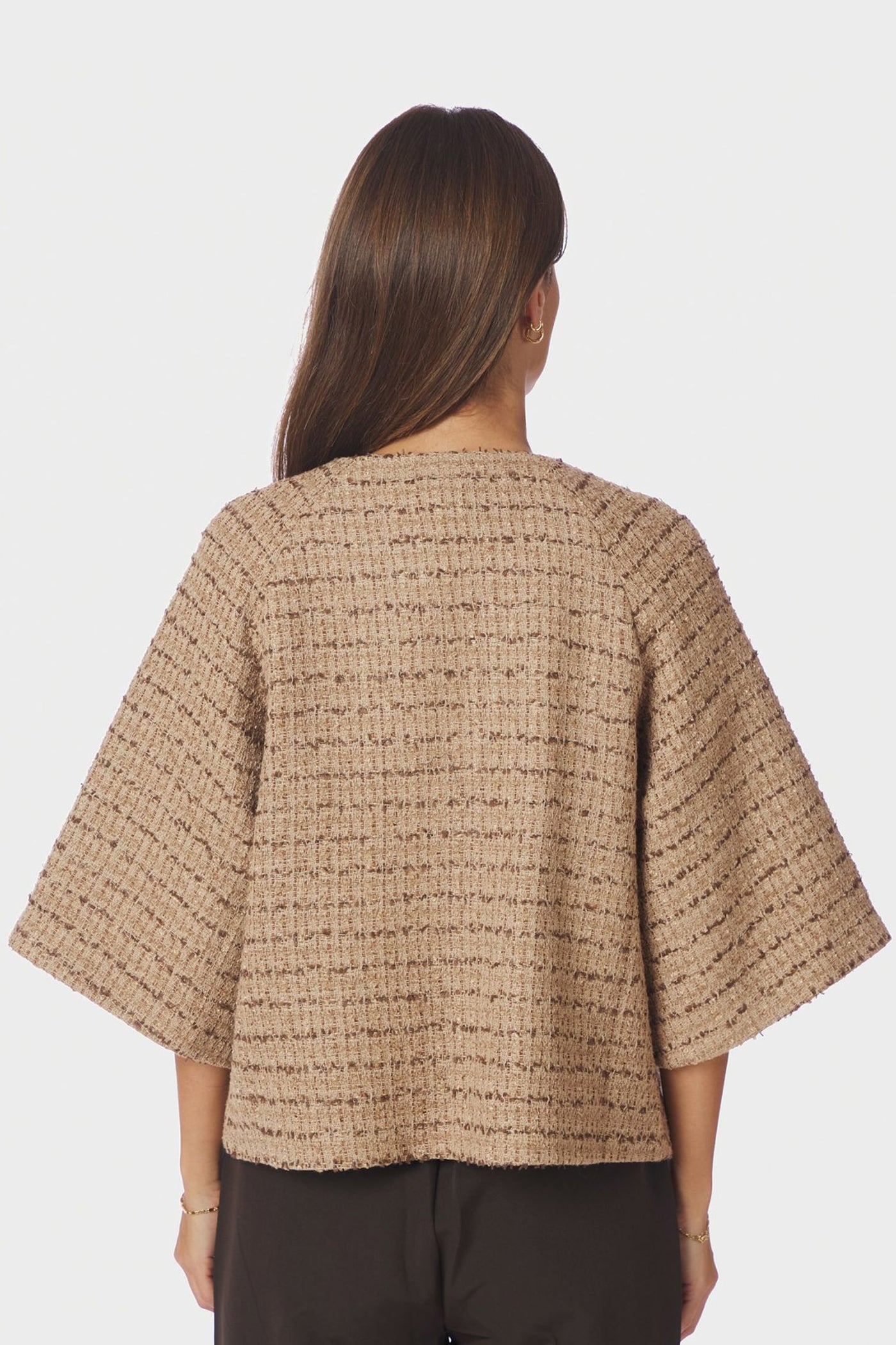 Rosella Boucle Mini Jacket TAUPE - 166488