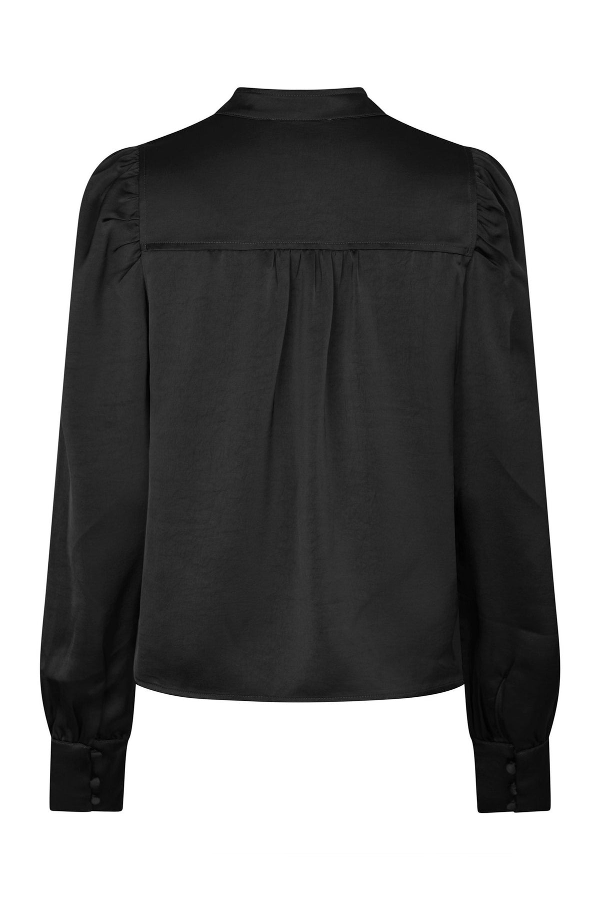 Rosslyn Heavy Sateen Blouse Black - 163769