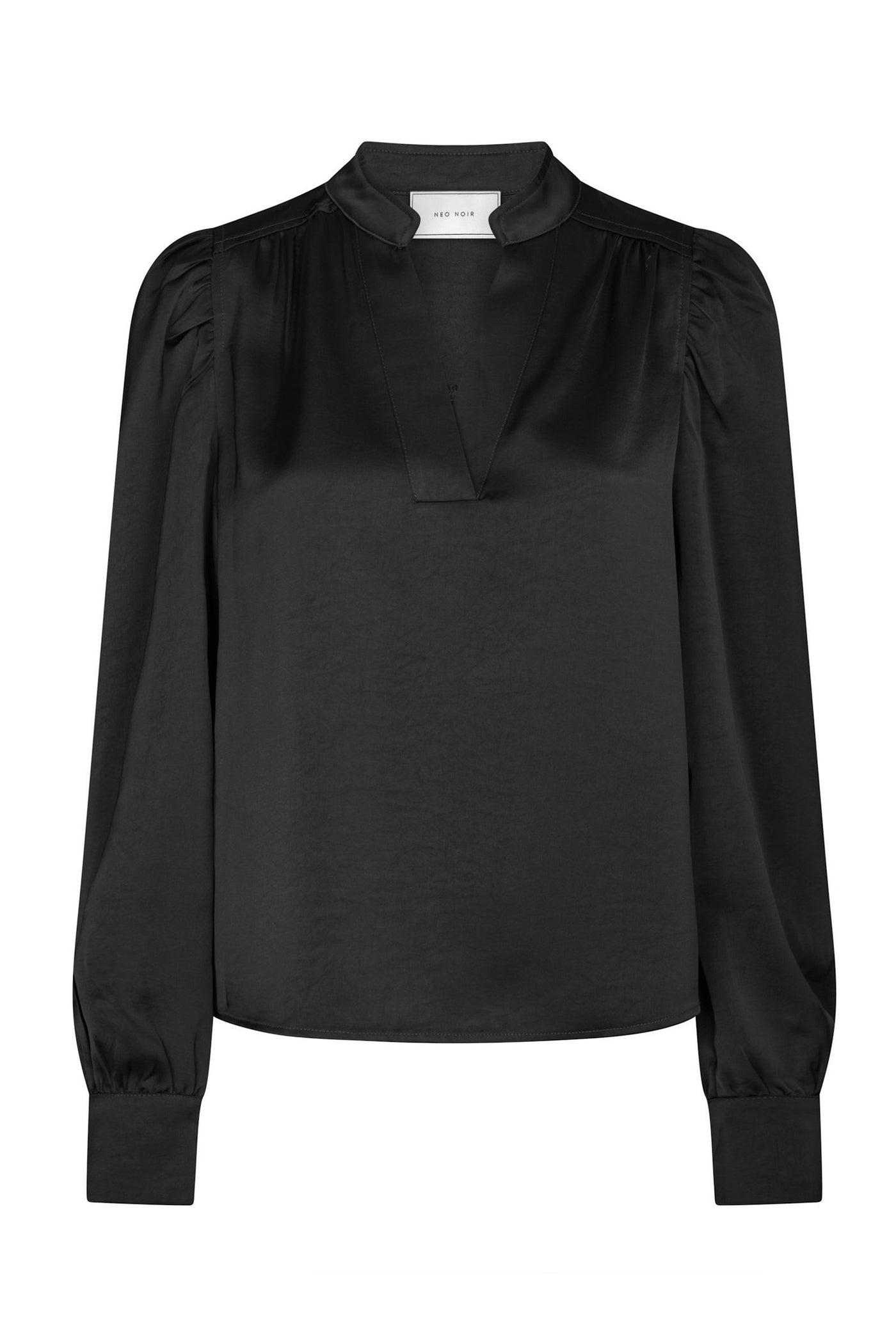 Rosslyn Heavy Sateen Blouse Black - 163769