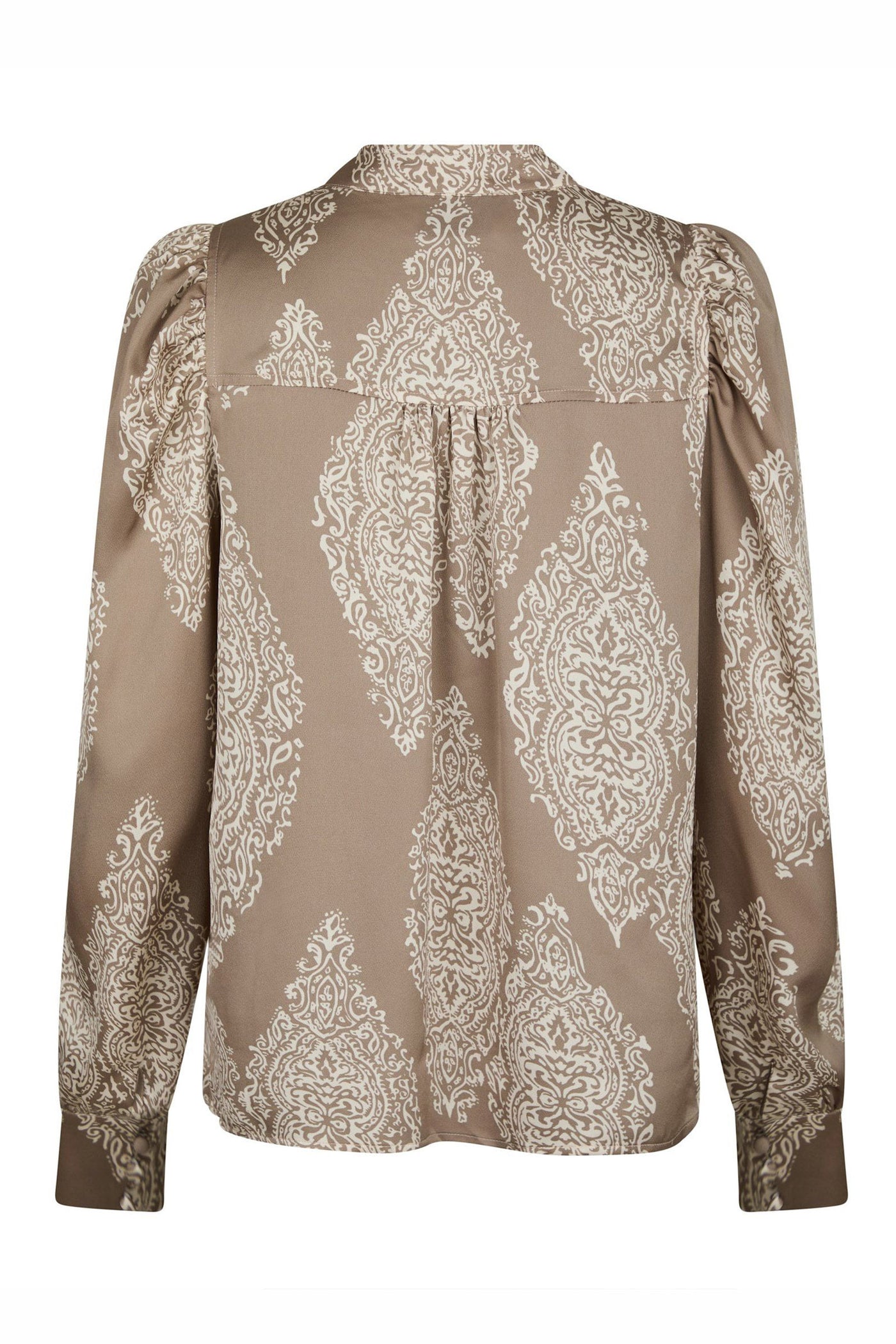 Rosslyn Paisley Drop Blouse DARK TAUPE - 163976