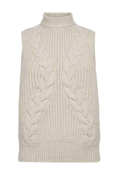 RowCC Cable Knit Top 4021-Ivory - 32242 Thumbnail