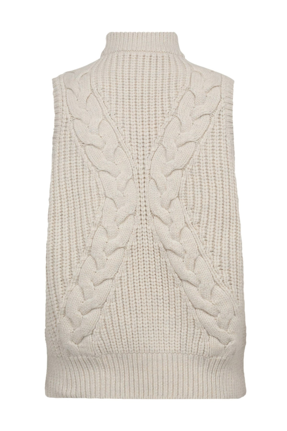 RowCC Cable Knit Top 4021-Ivory - 32242