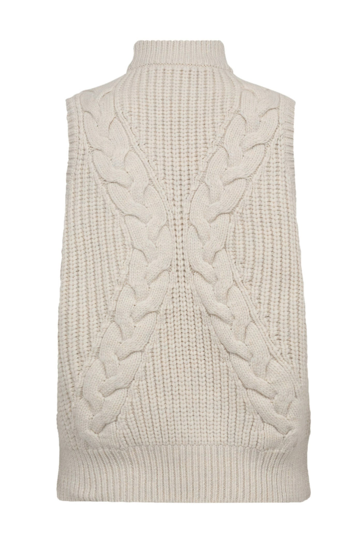 RowCC Cable Knit Top 4021-Ivory - 32242