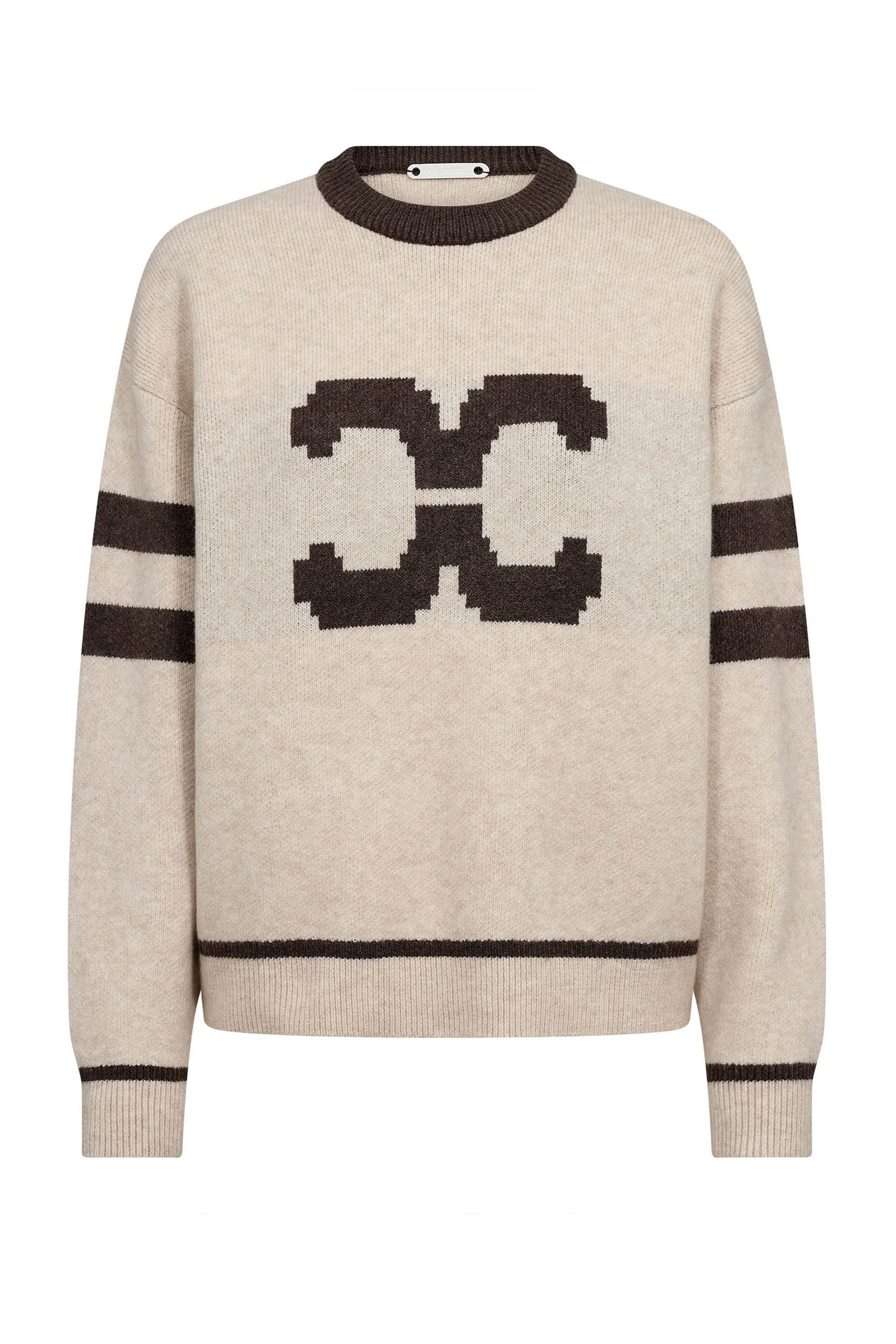 RowCC Coco Logo Knit 10003-Creme - 500085