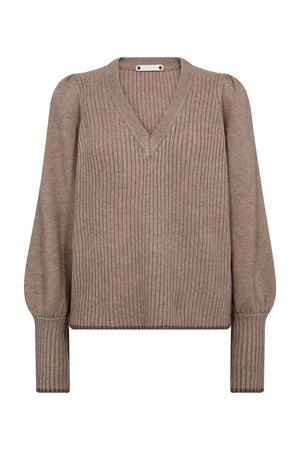 RowCC Puff Rib V-Knit 127-Champagne - 32227