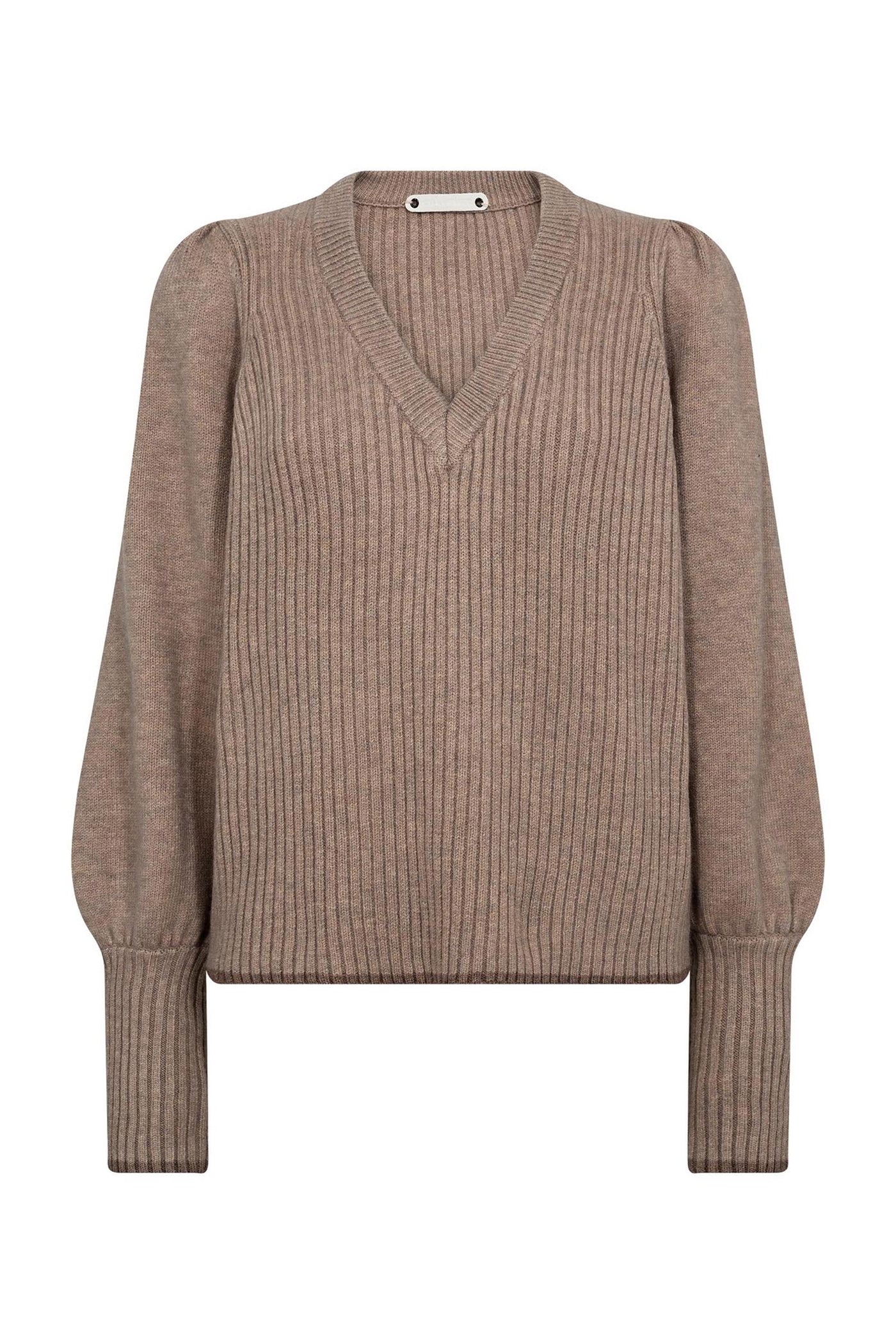 RowCC Puff Rib V-Knit 127-Champagne - 32227