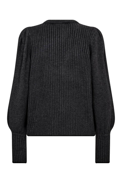 RowCC Puff Rib V-Knit 140-Dark Grey - 32227 Thumbnail