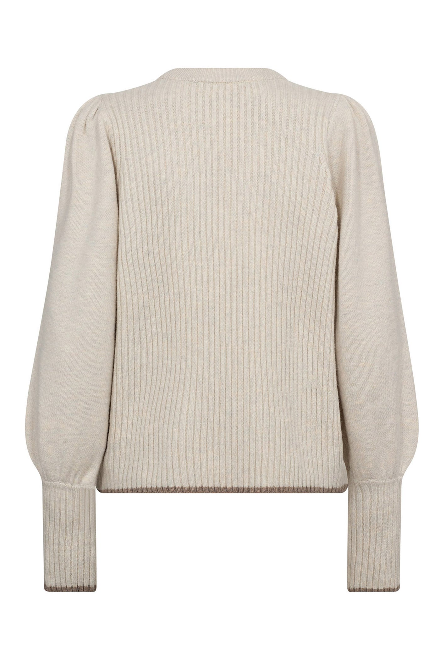 RowCC Puff Rib V-Knit 4021-Ivory - 32227