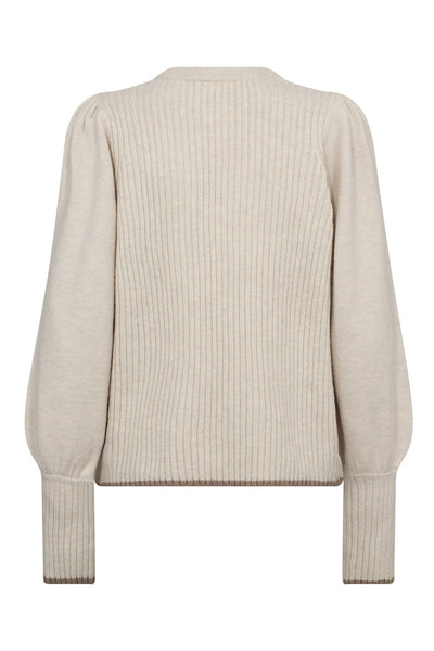 RowCC Puff Rib V-Knit 4021-Ivory - 32227 Thumbnail