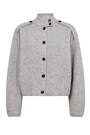 RowCC Utility Cardigan 65006-Grey Melange - 500123