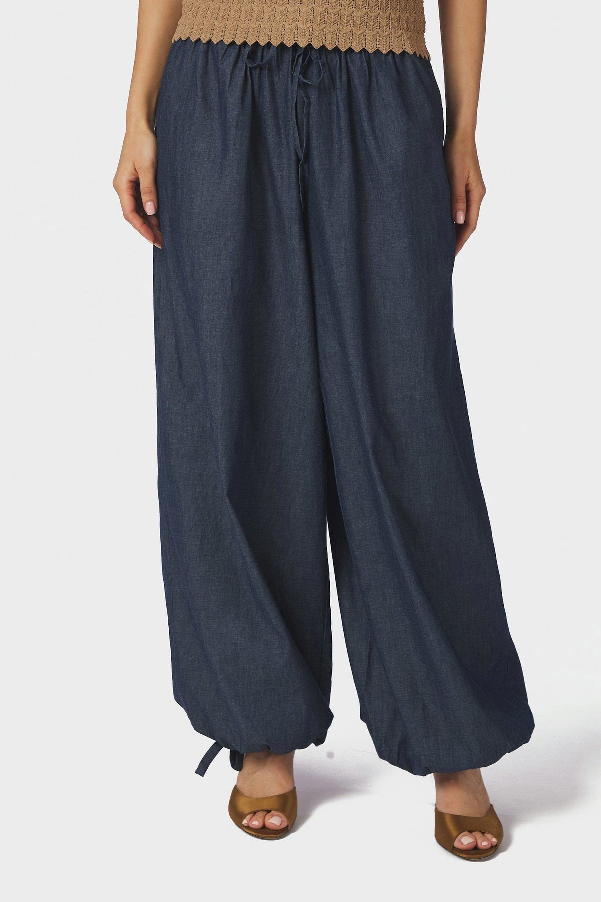 Roxane Balloon Denim Pants Blue - 169312 – BUSTEDWOMAN