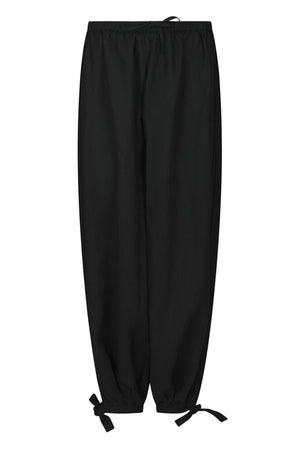 Roxane Balloon Linen Pants Black - 169313