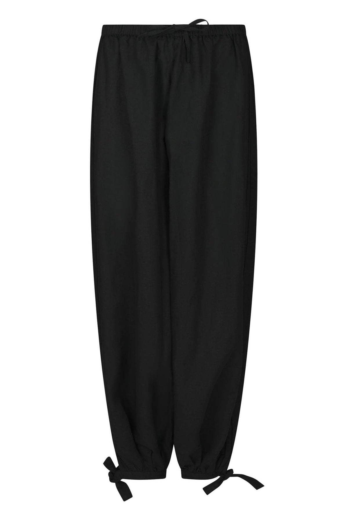 Roxane Balloon Linen Pants Black - 169313