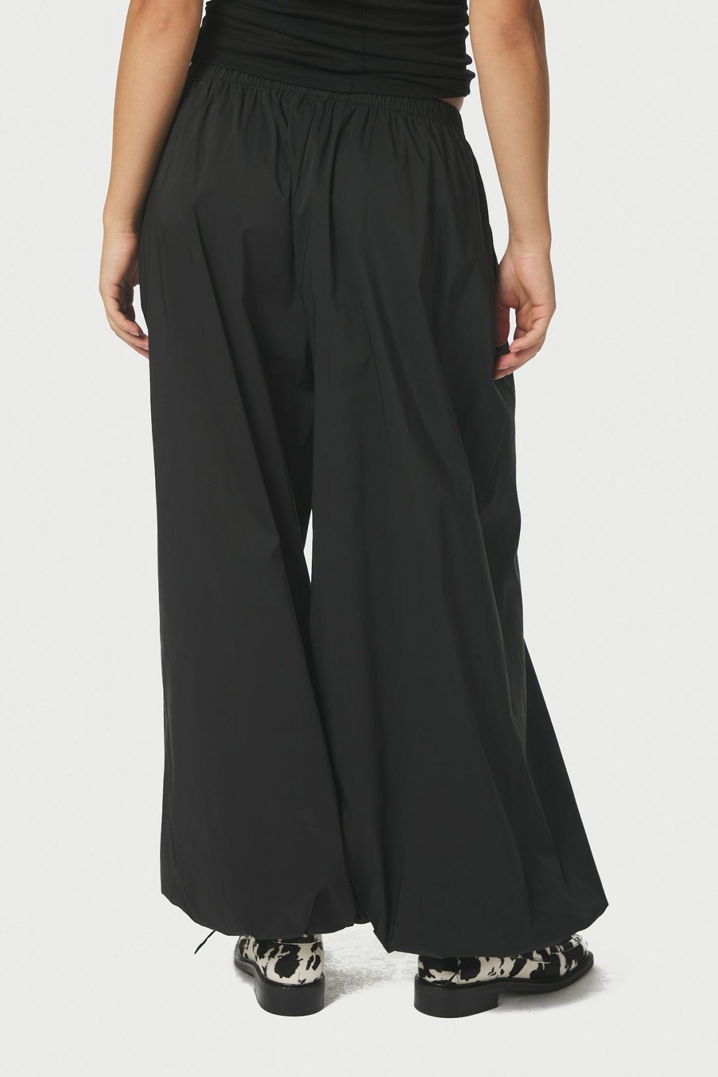 Roxane Balloon Poplin Pants Black - 167403