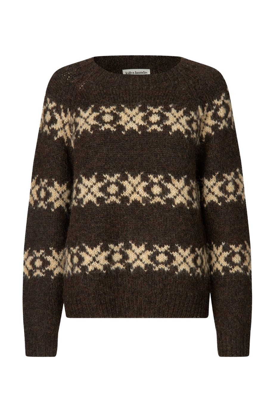 Lattiell Knit Ls Dark Mokka - 26478-5003