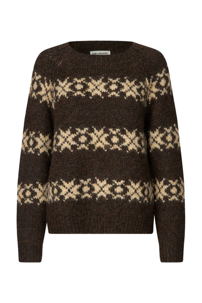 Lattiell Knit Ls Dark Mokka - 26478-5003 Thumbnail