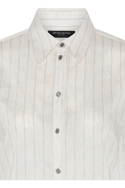 CoccoBBBilla shirt Snow white with black stripe - BBW5011 Thumbnail