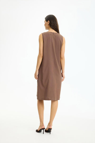 Rubi dress Brown - 17074 Thumbnail