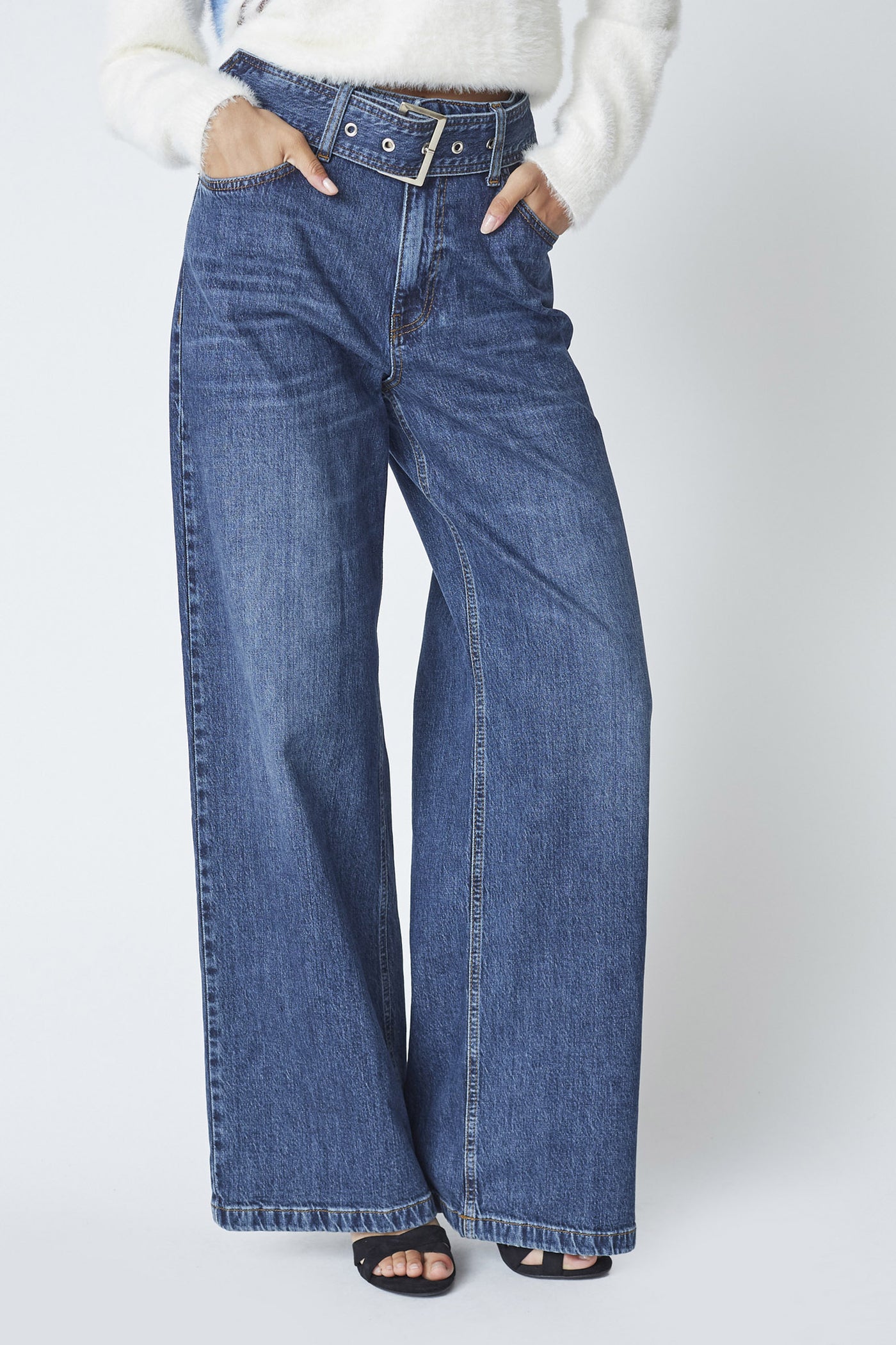 RumiCC Belt Jeans 555-Dark denim 31662