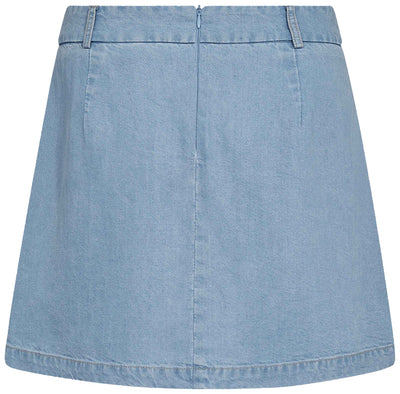 TillyCC Pocket Skirt 114-Fade Denim - 44036 Thumbnail