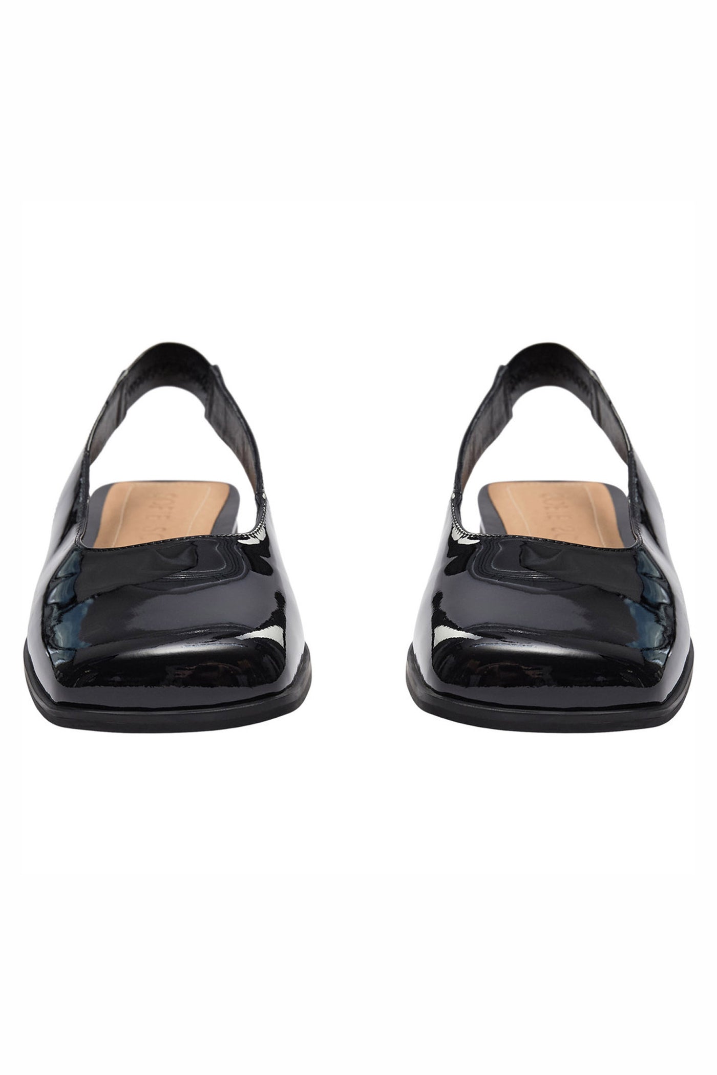 SANDYSW PATENT FLAT SHOE 1000 Black - S261738