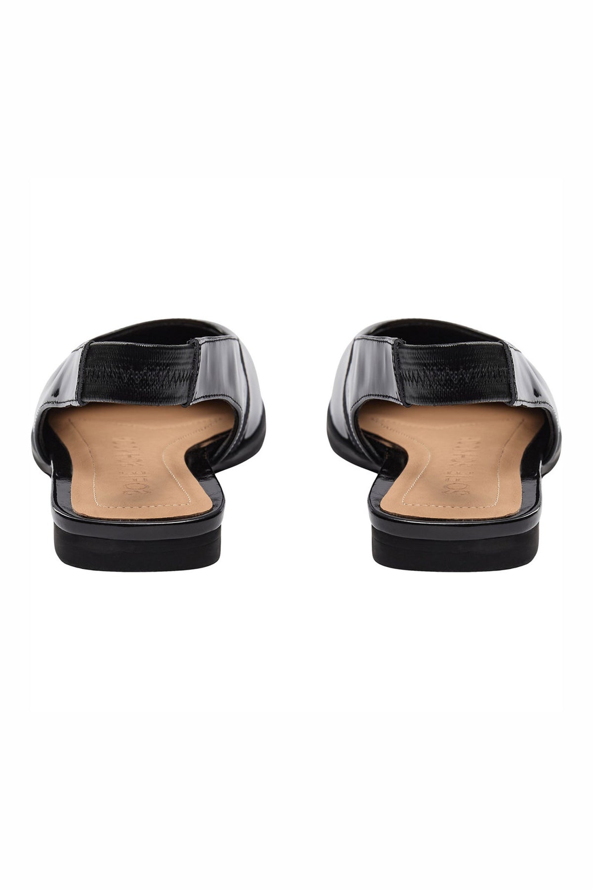 SANDYSW PATENT FLAT SHOE 1000 Black - S261738