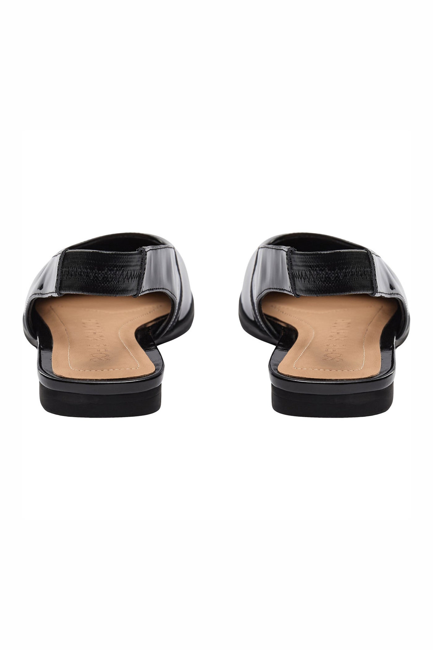 SANDYSW PATENT FLAT SHOE 1000 Black - S261738