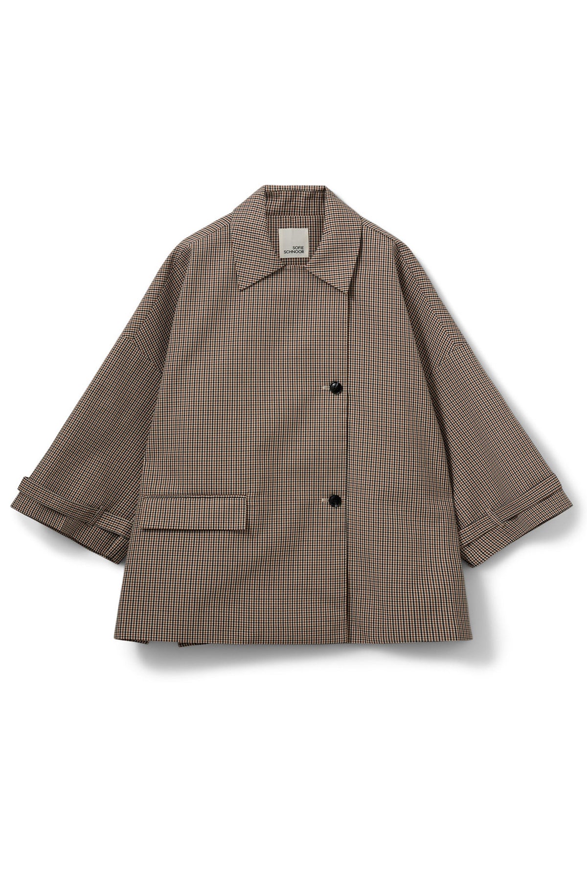 SELINASW OVERSIZE CHECK JACKET 9064 Check - S261365