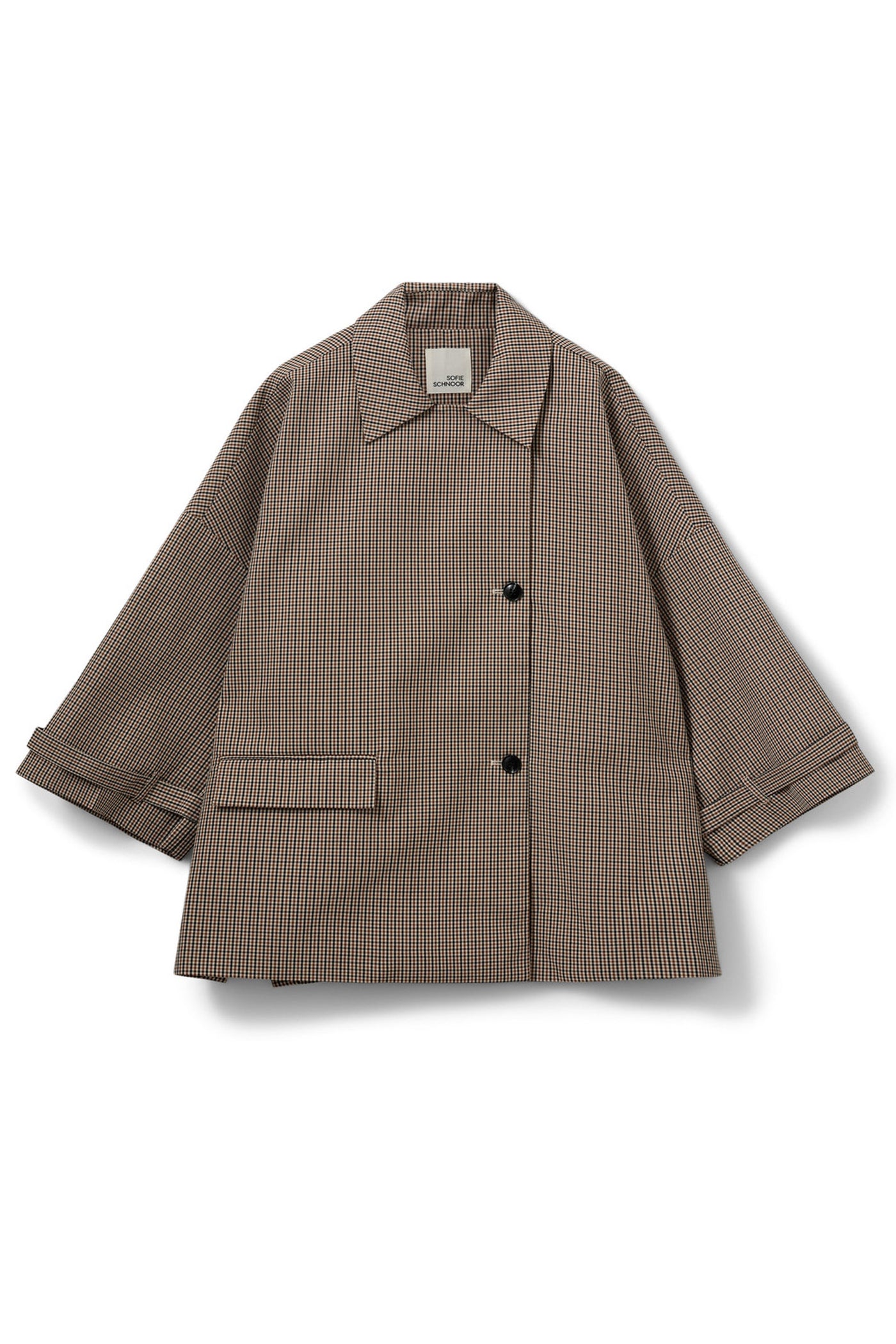 SELINASW OVERSIZE CHECK JACKET 9064 Check - S261365