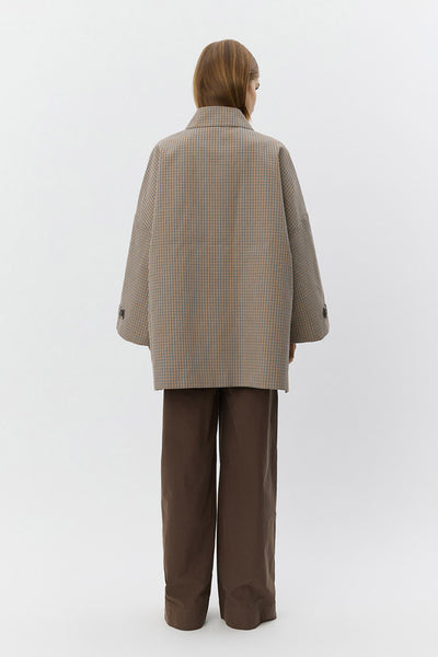 SELINASW OVERSIZE CHECK JACKET 9064 Check - S261365 Thumbnail