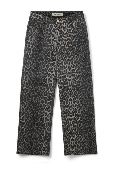 SIENNASW LEOPARD TROUSERS 9085 Grey leopard - SNOS606 Thumbnail