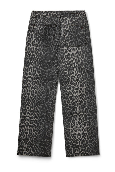 SIENNASW LEOPARD TROUSERS 9085 Grey leopard - SNOS606 Thumbnail