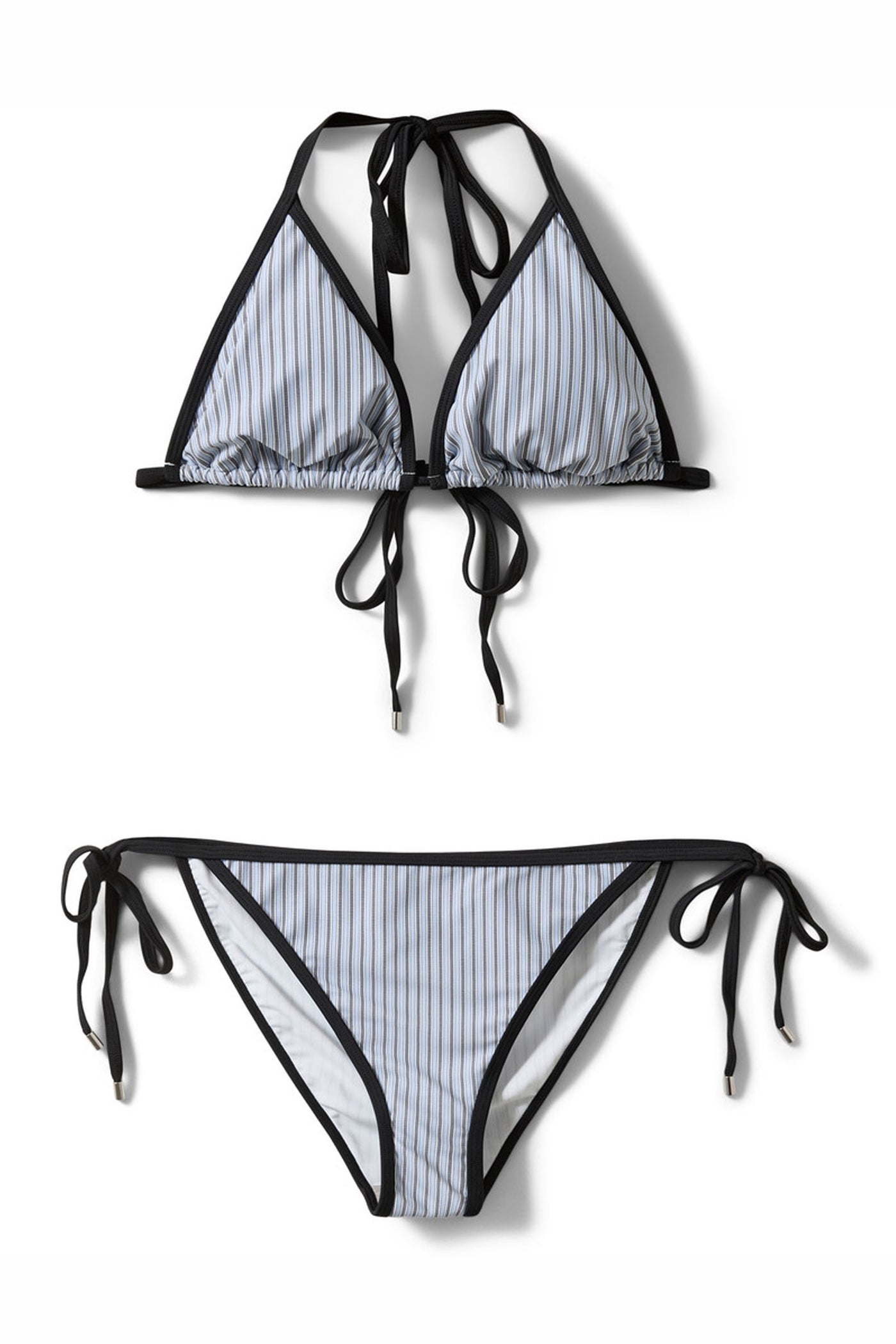 SIKKYSW TRIANGLE BIKINI 5094 Light Blue striped - S261545