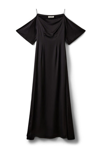 SIMJASW MAXI SLIP DRESS 1000 Black - S262305 Thumbnail