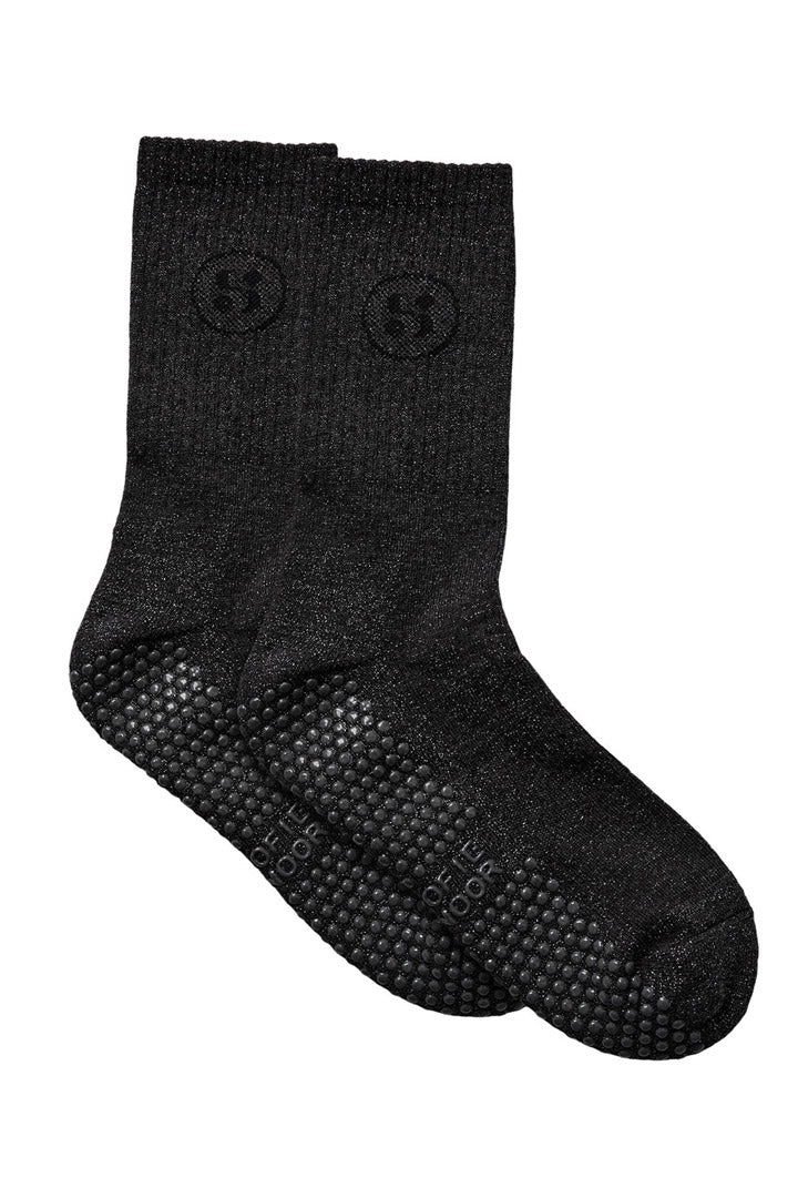 SOFSPO GLITTER SOCKS 8000 Grey Melange - SPO9024