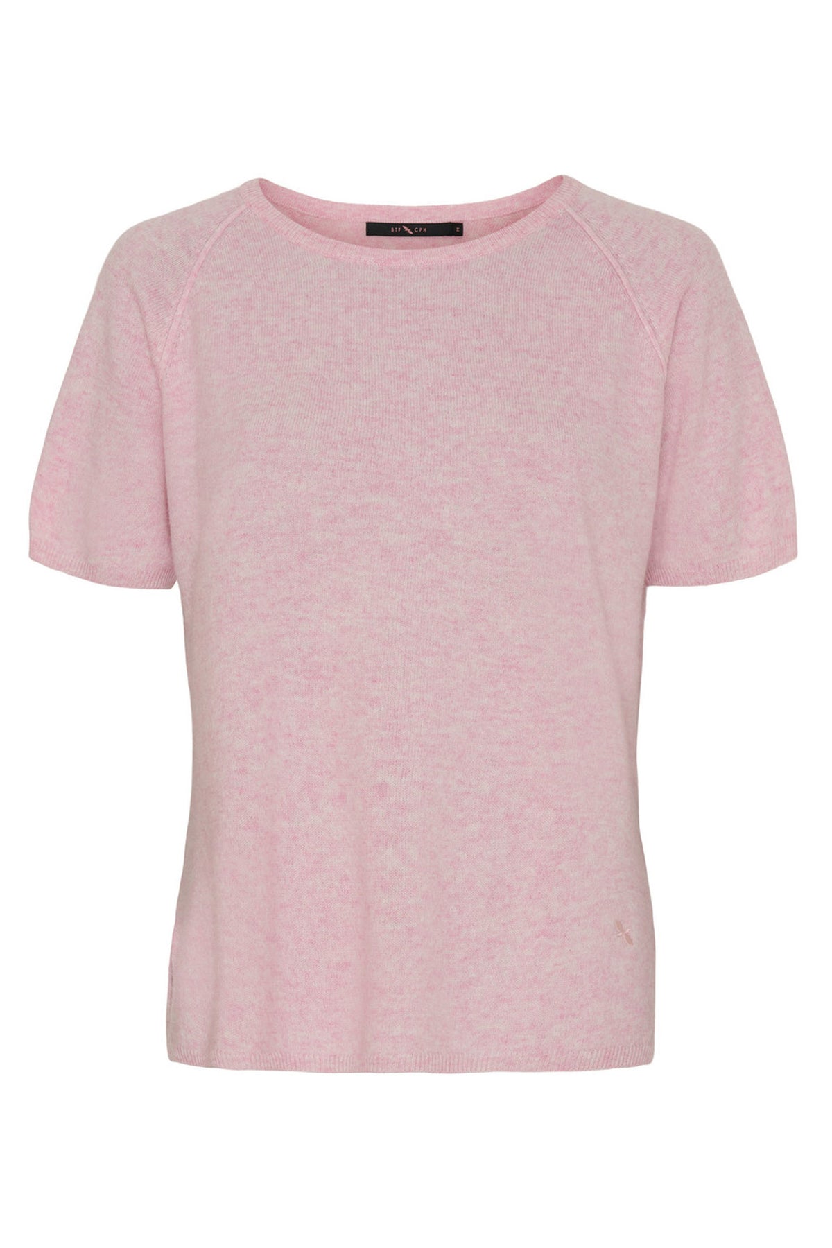 SS blouse PINK MELANGE - 500081