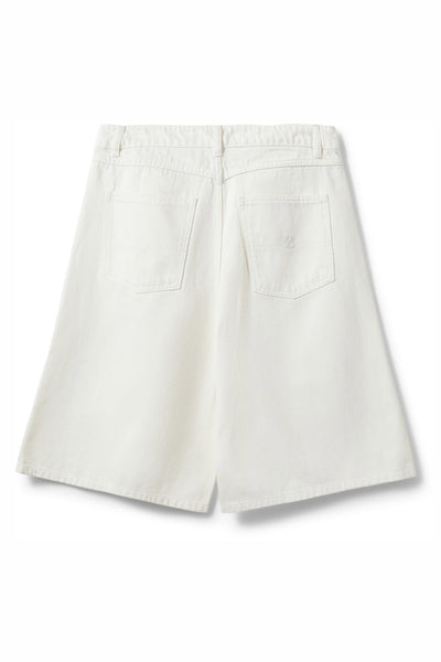 STOKESW OVERSIZED SHORTS 0108 Off White - SNOS727 Thumbnail