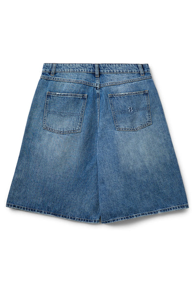 STOKESW OVERSIZED SHORTS 9106 Denim Blue - SNOS727 Thumbnail