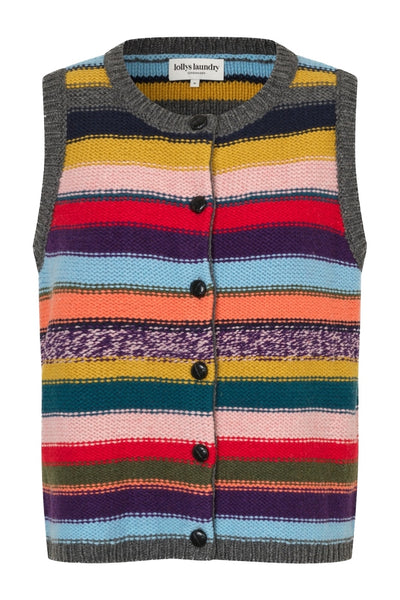 Caitll Knit Vest Sl MULTI - 26434-5022 Thumbnail